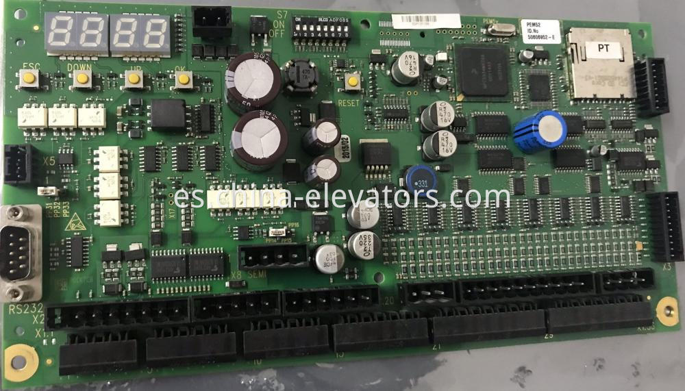Schindler 9300 escalera mecánica 50606952-E Schindler 9300 Escalator Mainboard 50606952-E